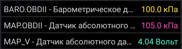 4,04 V соответствуют 100 кПа, но никак не 105 кПа