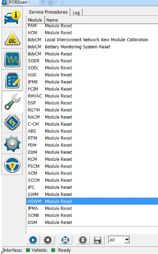 second part of modules listed in service